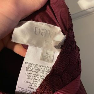 Bridesmaid dress Wine high neck!